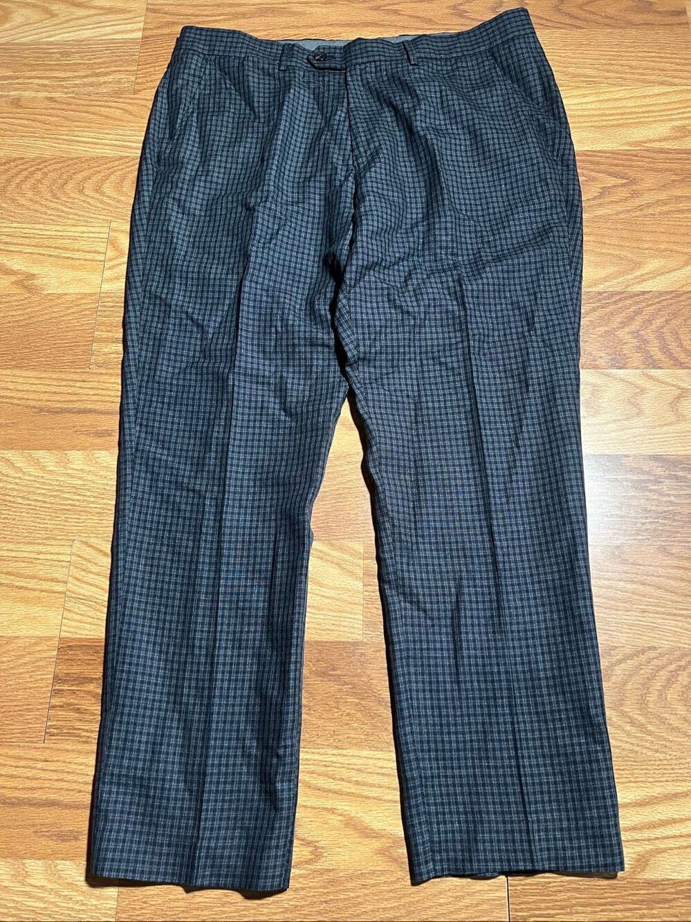 Todd Snyder Men’s Plaid Linen Blend Pants 36x32 (Actual 38x30)